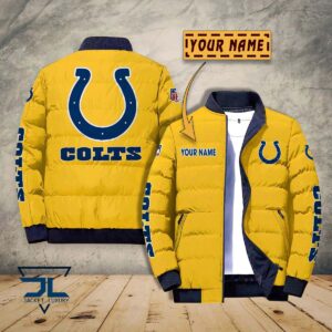 Indianapolis Colts NFL Style Puffer Jacket For Fans