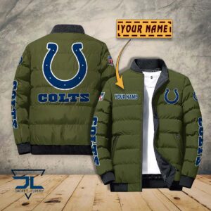 Indianapolis Colts NFL Style Puffer Jacket For Fans