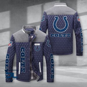 Indianapolis Colts NFL Style Puffer Jacket For Fans