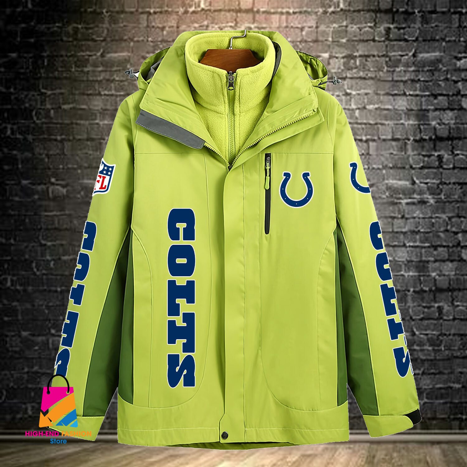 Indianapolis Colts NFL Style Windbreaker Jacket For Fans