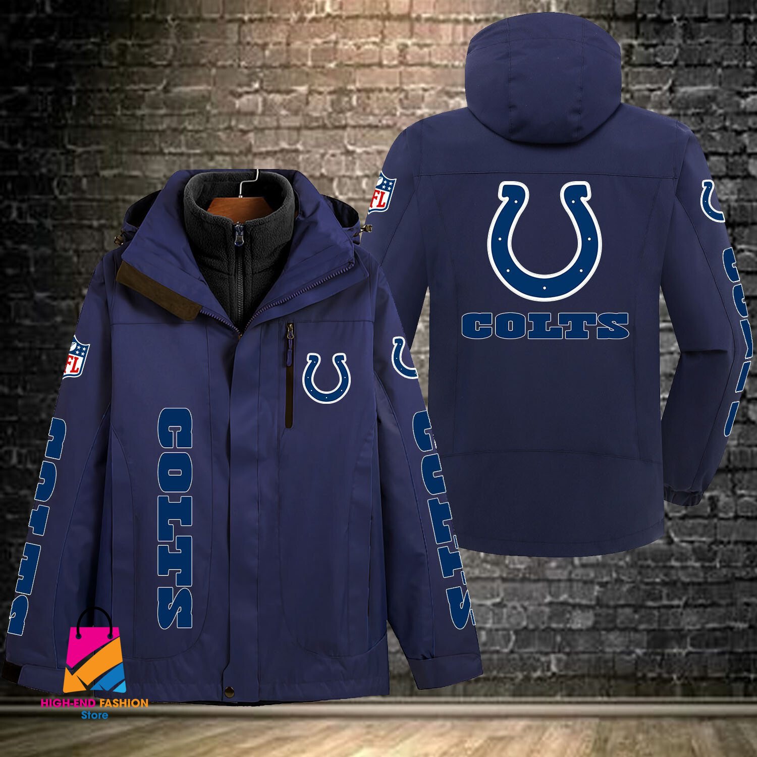Indianapolis Colts NFL Style Windbreaker Jacket For Fans