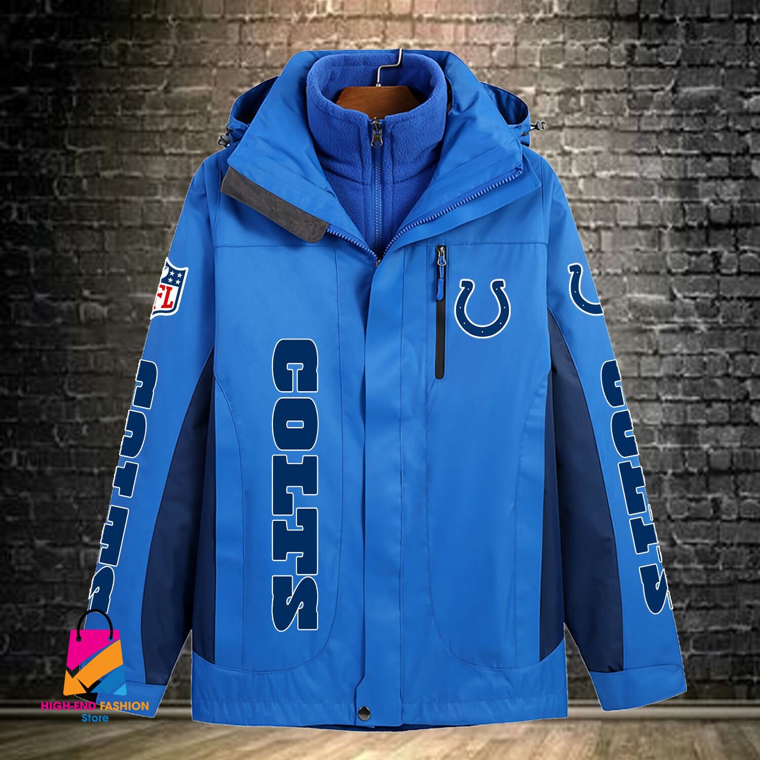 Indianapolis Colts NFL Style Windbreaker Jacket For Fans