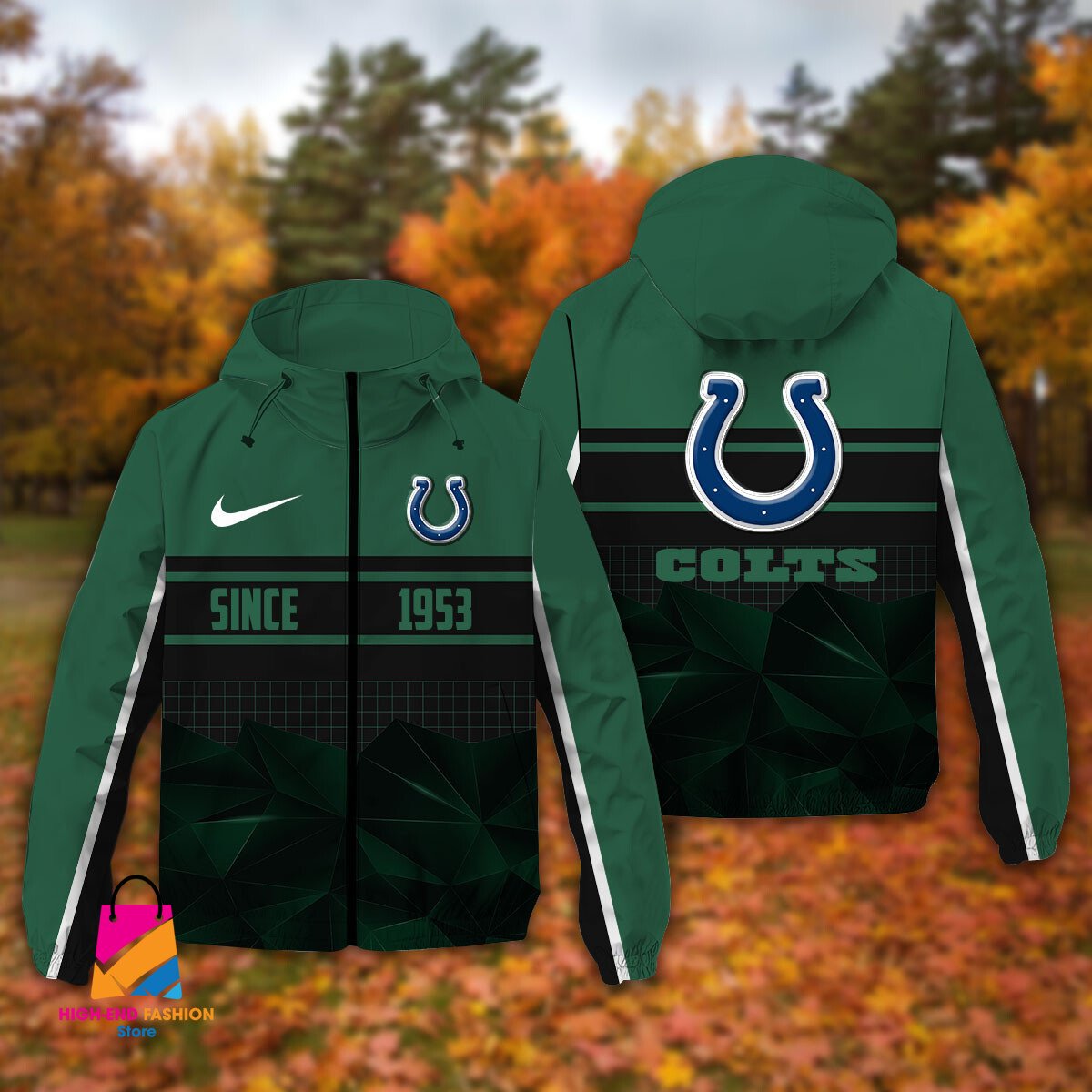 Indianapolis Colts NFL Style Windbreaker Jacket For Fans