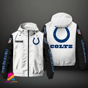 Indianapolis Colts NFL Style Windbreaker Jacket For Fans