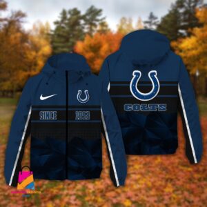 Indianapolis Colts NFL Style Windbreaker Jacket For Fans
