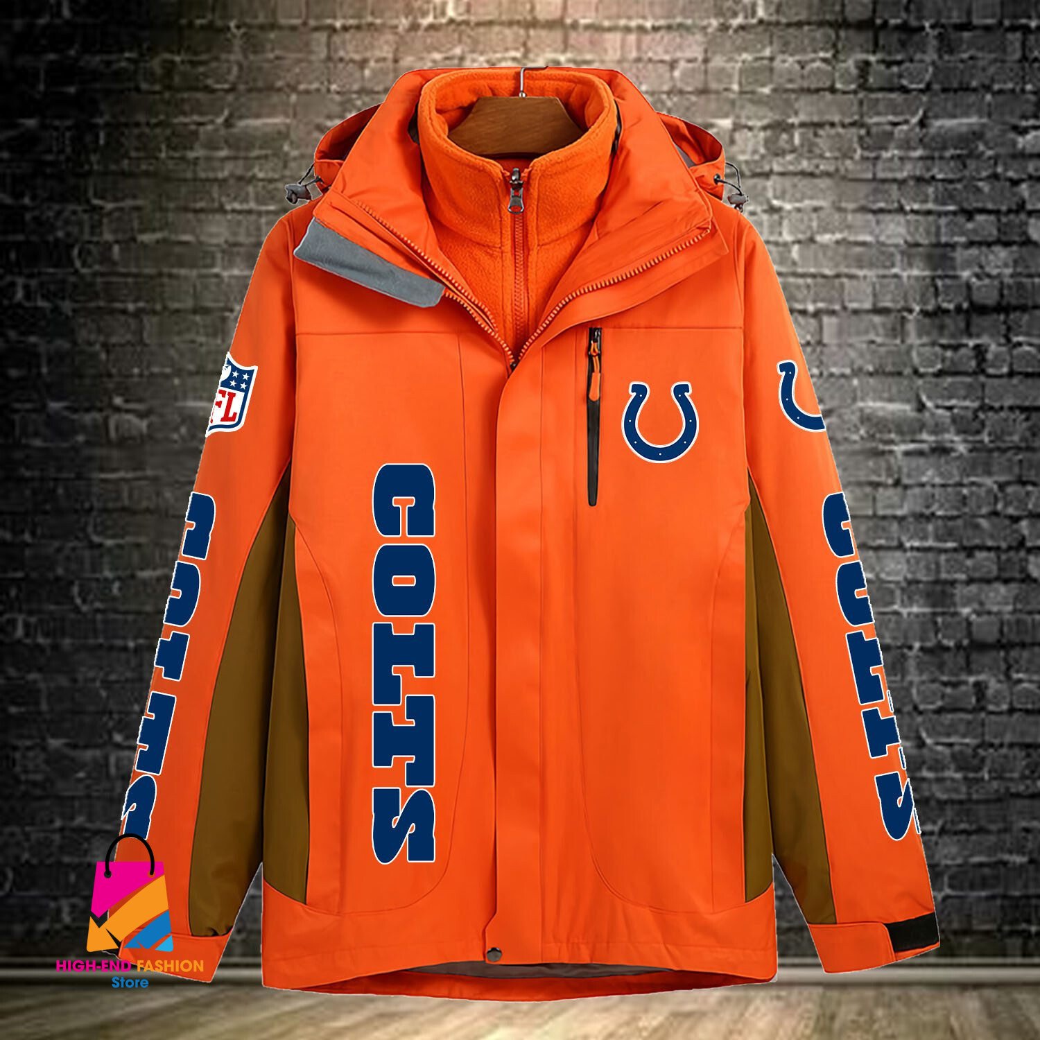 Indianapolis Colts NFL Style Windbreaker Jacket For Fans