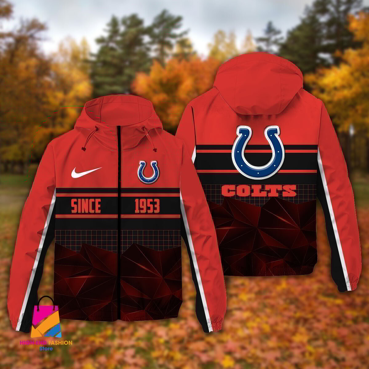 Indianapolis Colts NFL Style Windbreaker Jacket For Fans