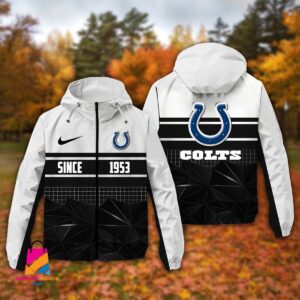 Indianapolis Colts NFL Style Windbreaker Jacket For Fans