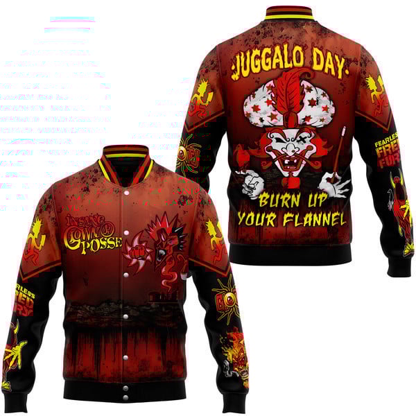 Insane Clown Posse Music Style Baseball Jacket For Fans