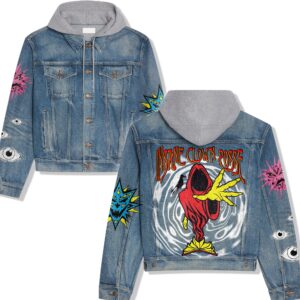 Insane Clown Posse Music Style Hooded Denim Jacket For Fans