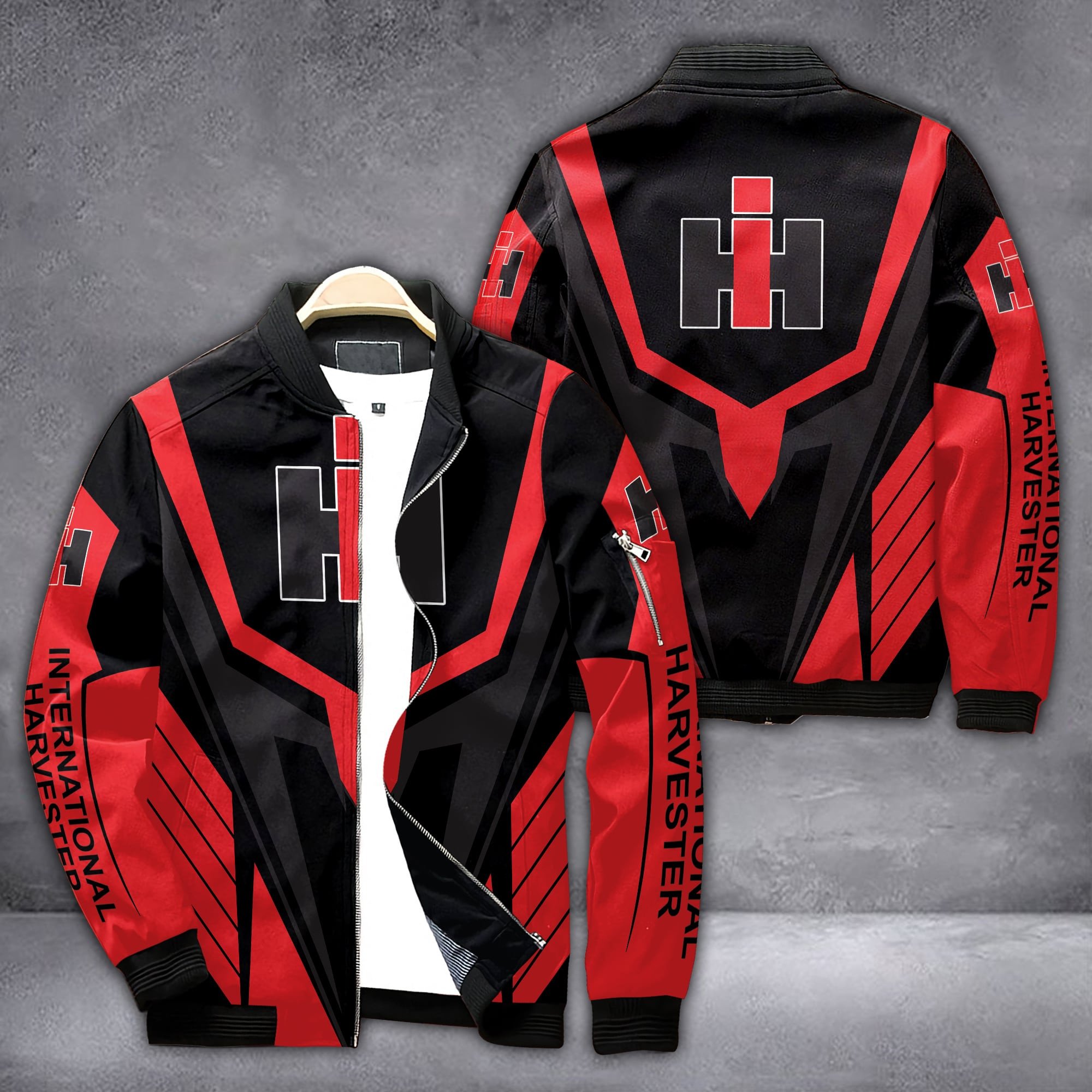 International Harvester Company Style Bomber Jacket For Fans