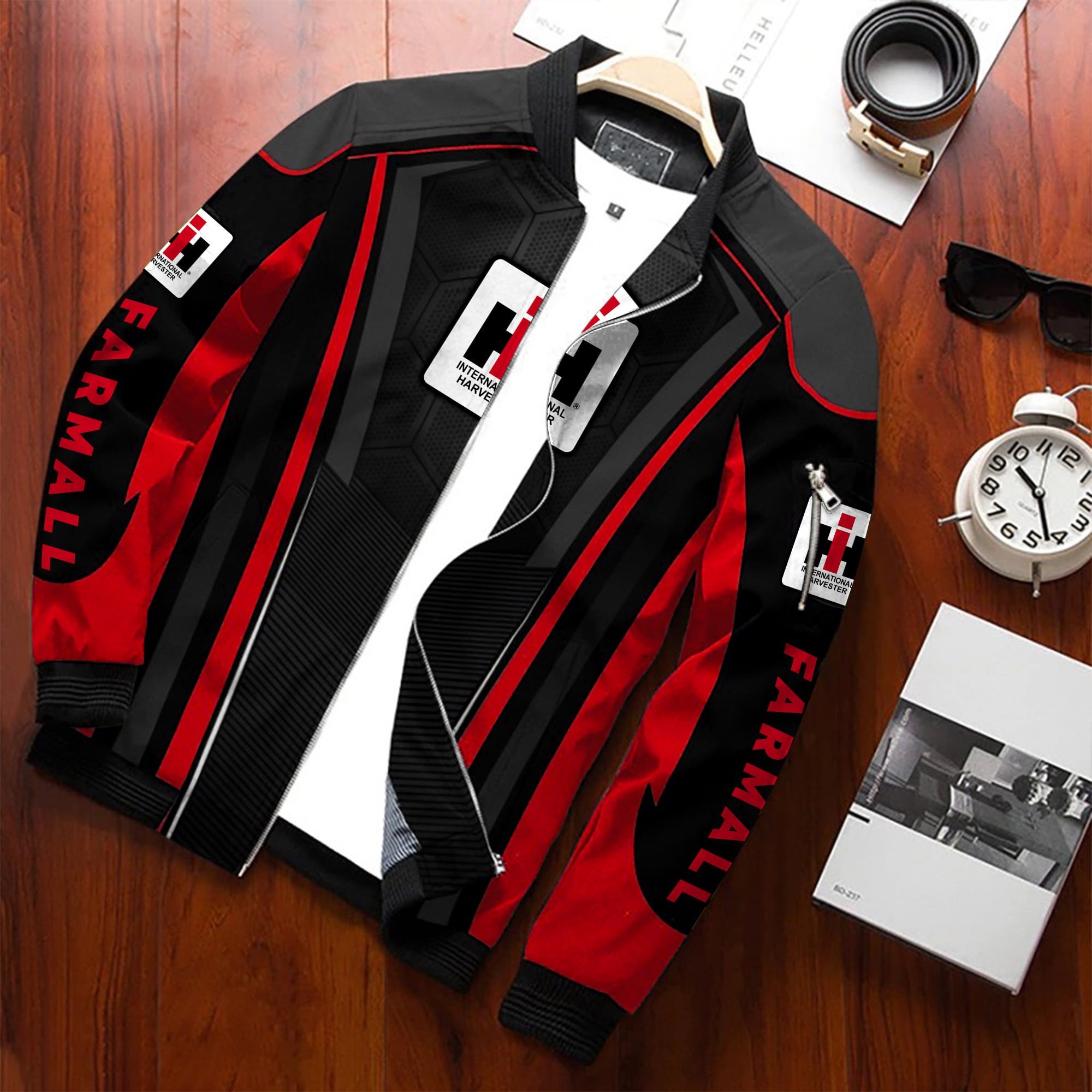 International Harvester Company Style Bomber Jacket For Fans