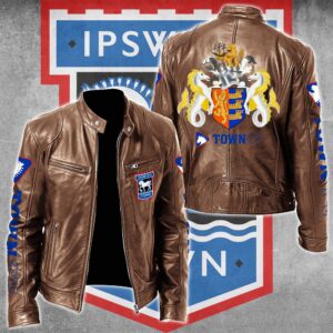 Ipswich Town F.C EPL Style Leather Jacket For Fans