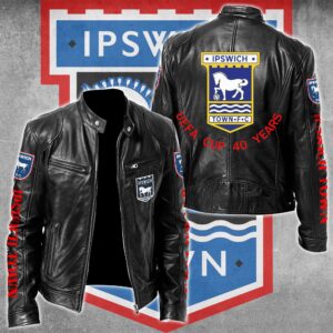 Ipswich Town F.C EPL Style Leather Jacket For Fans