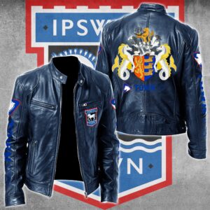 Ipswich Town F.C EPL Style Leather Jacket For Fans