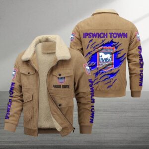 Ipswich Town F.C EPL Style Thermal Cotton Jacket Prim For Fans