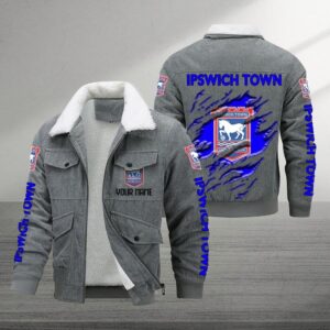 Ipswich Town F.C EPL Style Thermal Cotton Jacket Prim For Fans