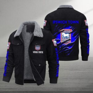 Ipswich Town F.C EPL Style Thermal Cotton Jacket Prim For Fans