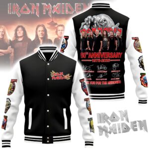 Iron Maiden Music Style Baseball Jacket