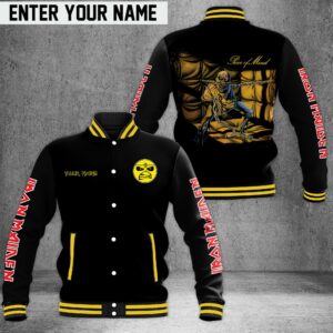 Iron Maiden Music Style Baseball Jacket For Fans