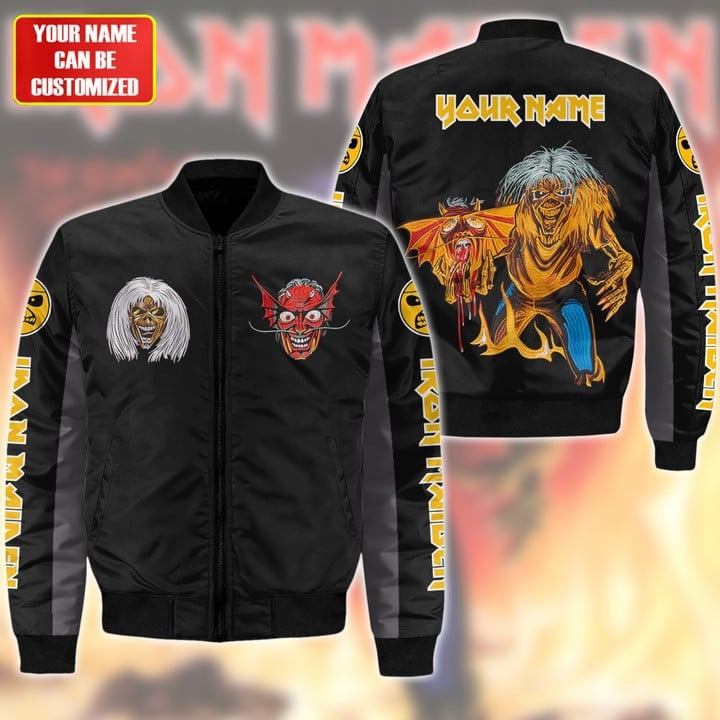 Iron Maiden Music Style Bomber Jacket For Fans