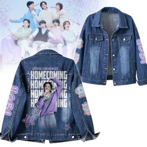 J-Hope BTS Music Denim Jacket Gift For Fans