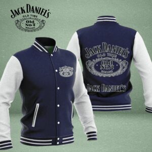 Jack Daniel's Whiskey Style Baseball Jacket For Fans