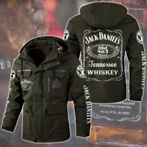 Jack Daniel's Whiskey Style Parka Jacket For Fans