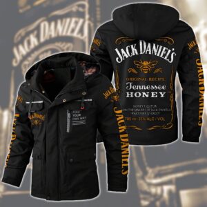 Jack Daniel's Whiskey Style Parka Jacket For Fans