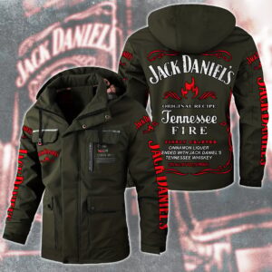 Jack Daniel's Whiskey Style Parka Jacket For Fans