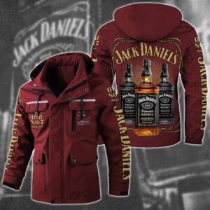 Jack Daniel's Whiskey Style Parka Jacket For Fans