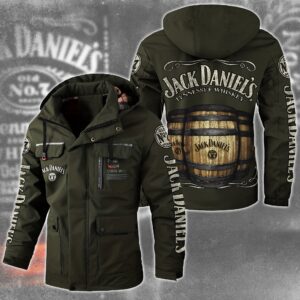 Jack Daniel's Whiskey Style Parka Jacket For Fans