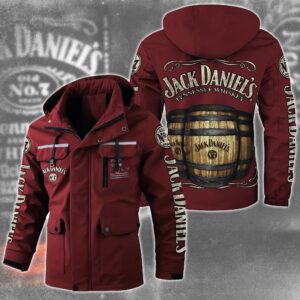 Jack Daniel's Whiskey Style Parka Jacket For Fans
