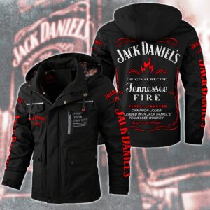 Jack Daniel's Whiskey Style Parka Jacket For Fans