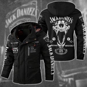 Jack Daniel's Whiskey Style Parka Jacket For Fans