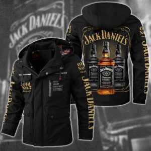 Jack Daniel's Whiskey Style Parka Jacket For Fans