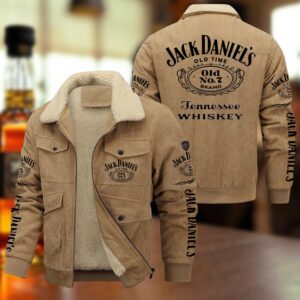 Jack Daniel's Whiskey Style Thermal Cotton Jacket Prim For Fans
