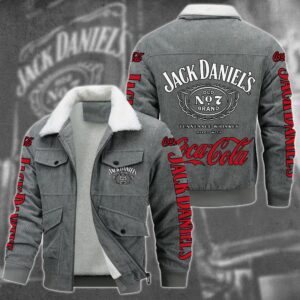 Jack Daniel's Whiskey Style Thermal Cotton Jacket Prim For Fans