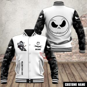 Jack Skellington Movies Style Baseball Jacket For Fans