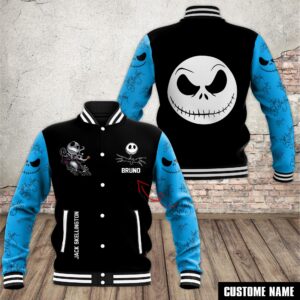 Jack Skellington Movies Style Baseball Jacket For Fans
