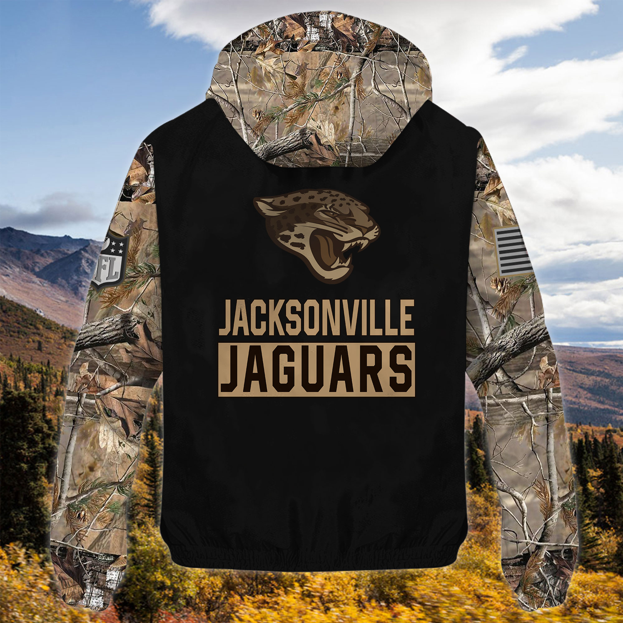 Jacksonville Jaguars NFL Personalized Style Windbreaker Jacket For Fans