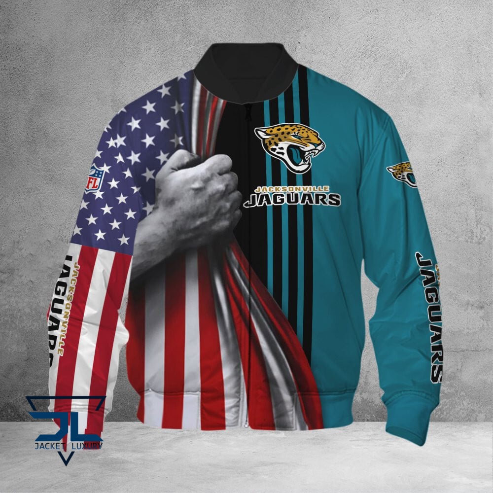 Jacksonville Jaguars NFL Style Bomber Jacket For Fans