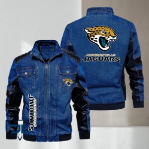 Jacksonville Jaguars NFL Style Denim Jacket For Fans