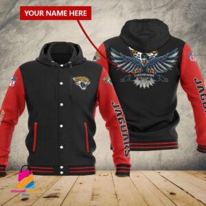 Jacksonville Jaguars NFL Style Hooded Baseball Jacket For Fan