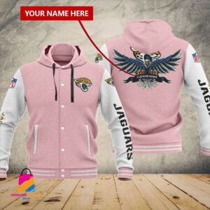 Jacksonville Jaguars NFL Style Hooded Baseball Jacket For Fan
