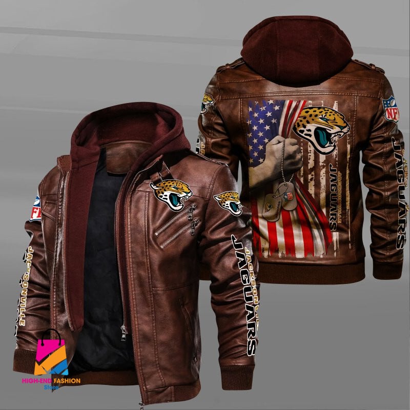 Jacksonville Jaguars NFL Style Leather Jacket For Fan