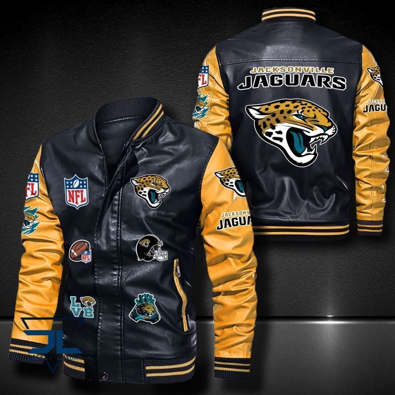 Jacksonville Jaguars NFL Style Leather Jacket For Fan