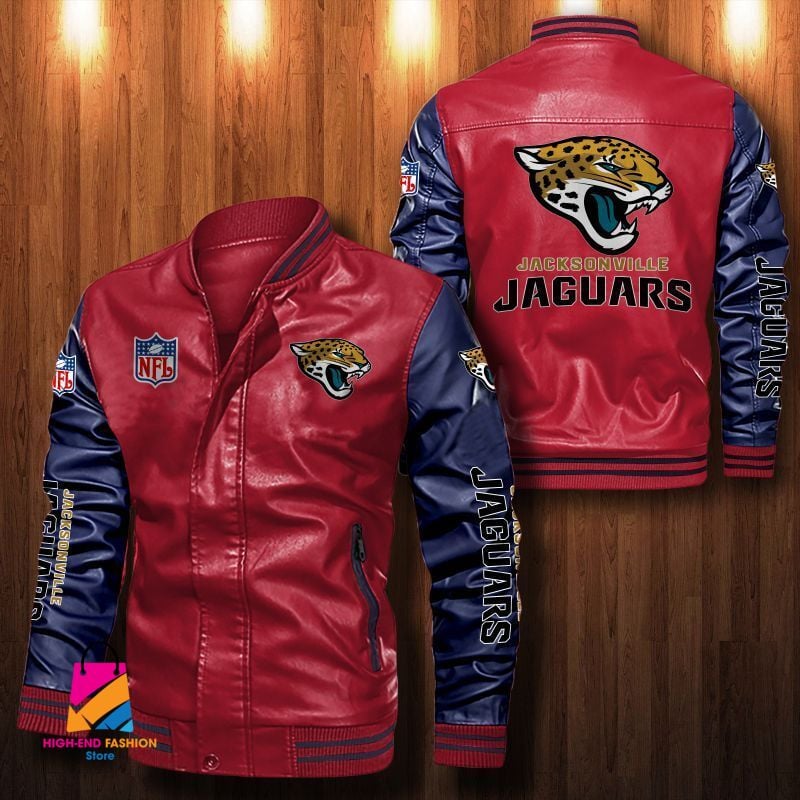 Jacksonville Jaguars NFL Style Leather Jacket For Fan