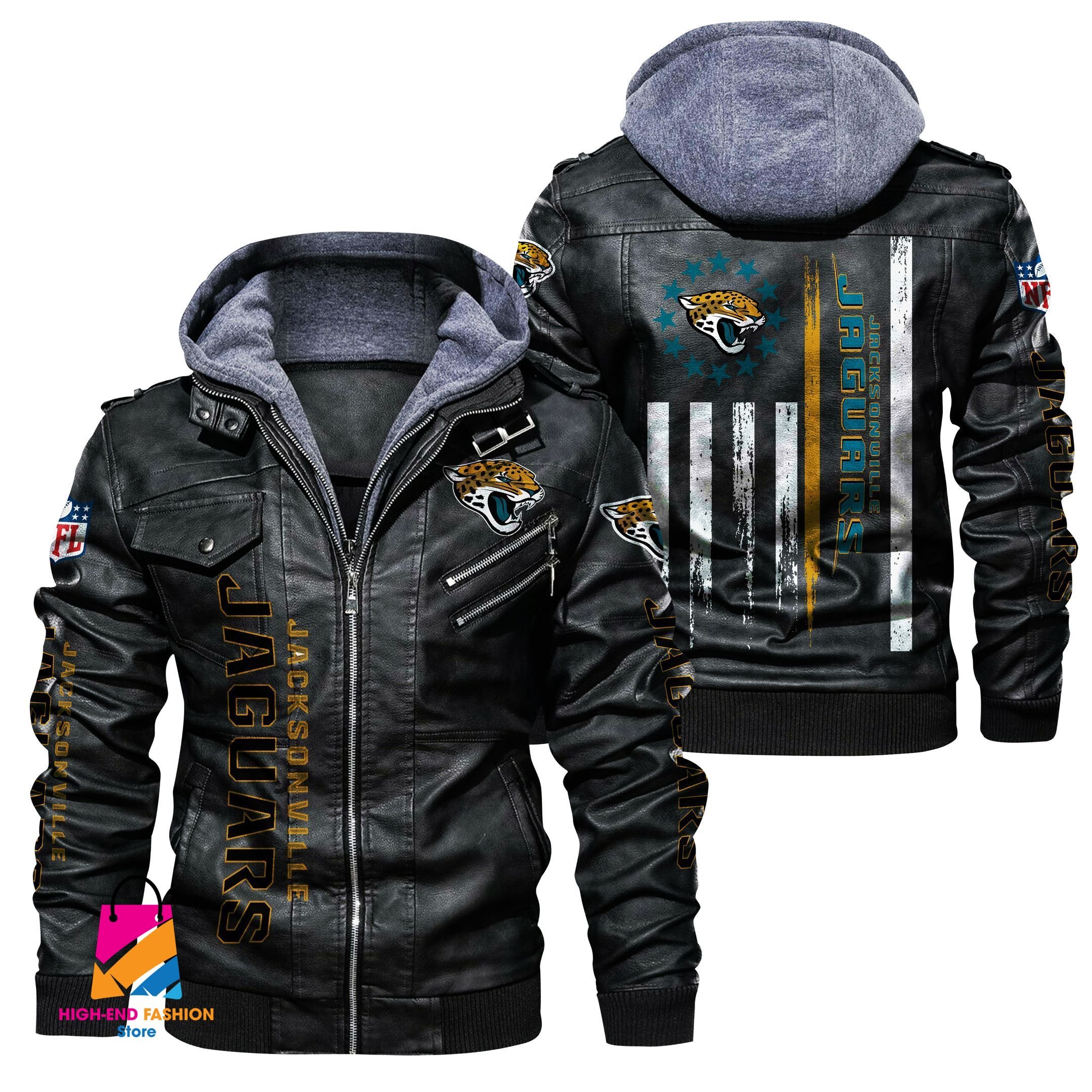 Jacksonville Jaguars NFL Style Leather Jacket For Fan