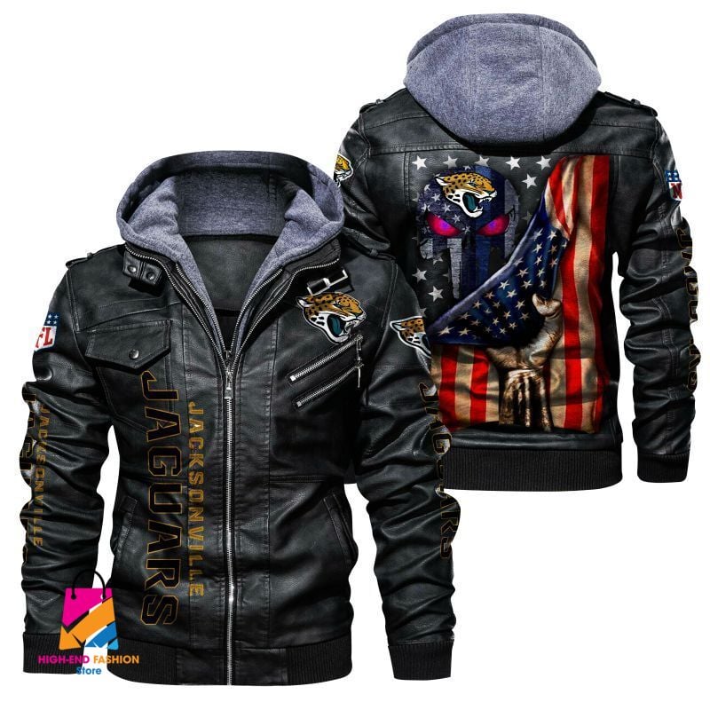 Jacksonville Jaguars NFL Style Leather Jacket For Fan